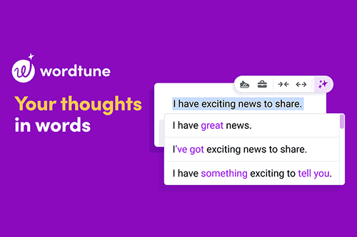 Wordtune A Powerful AI Writing Assistant